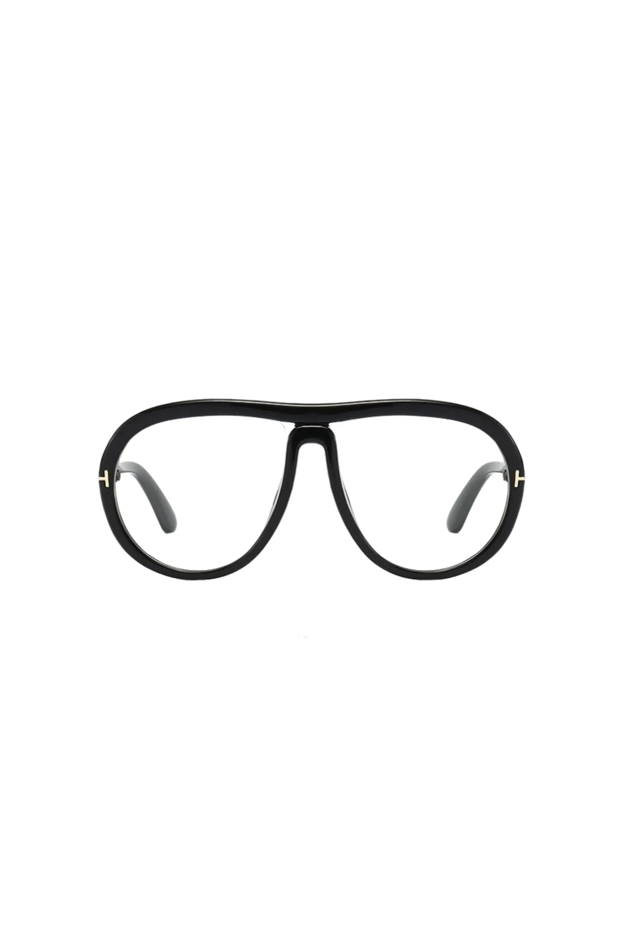 Tab Black Clear Glasses