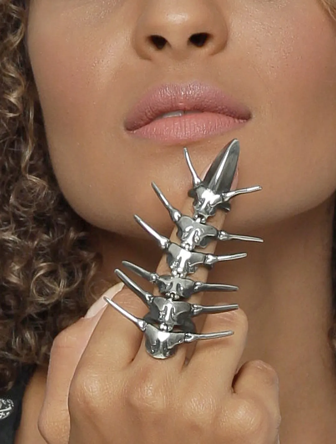 The Centipede Articulated Ring by Costume Therapy