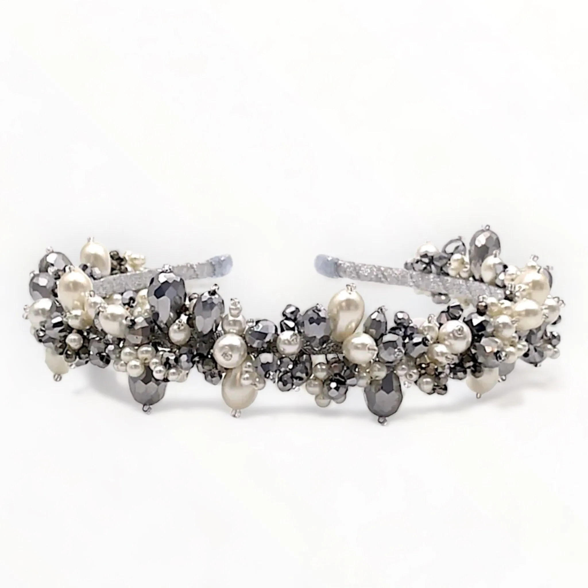 The Sachi Pearl & Crystal Designer Headband