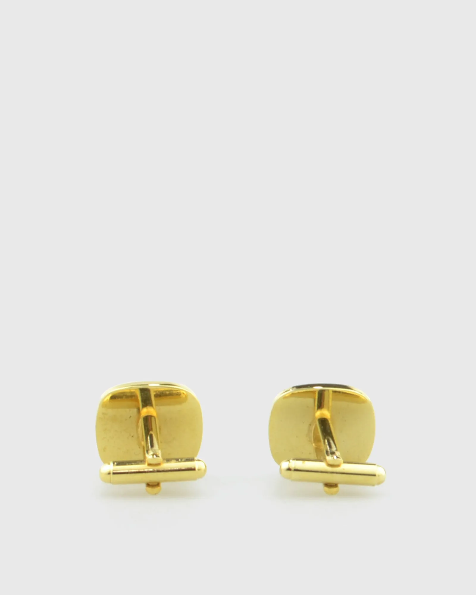 VINCENT & FRANKS VF20025 WHT-GLD CUFFLINKS