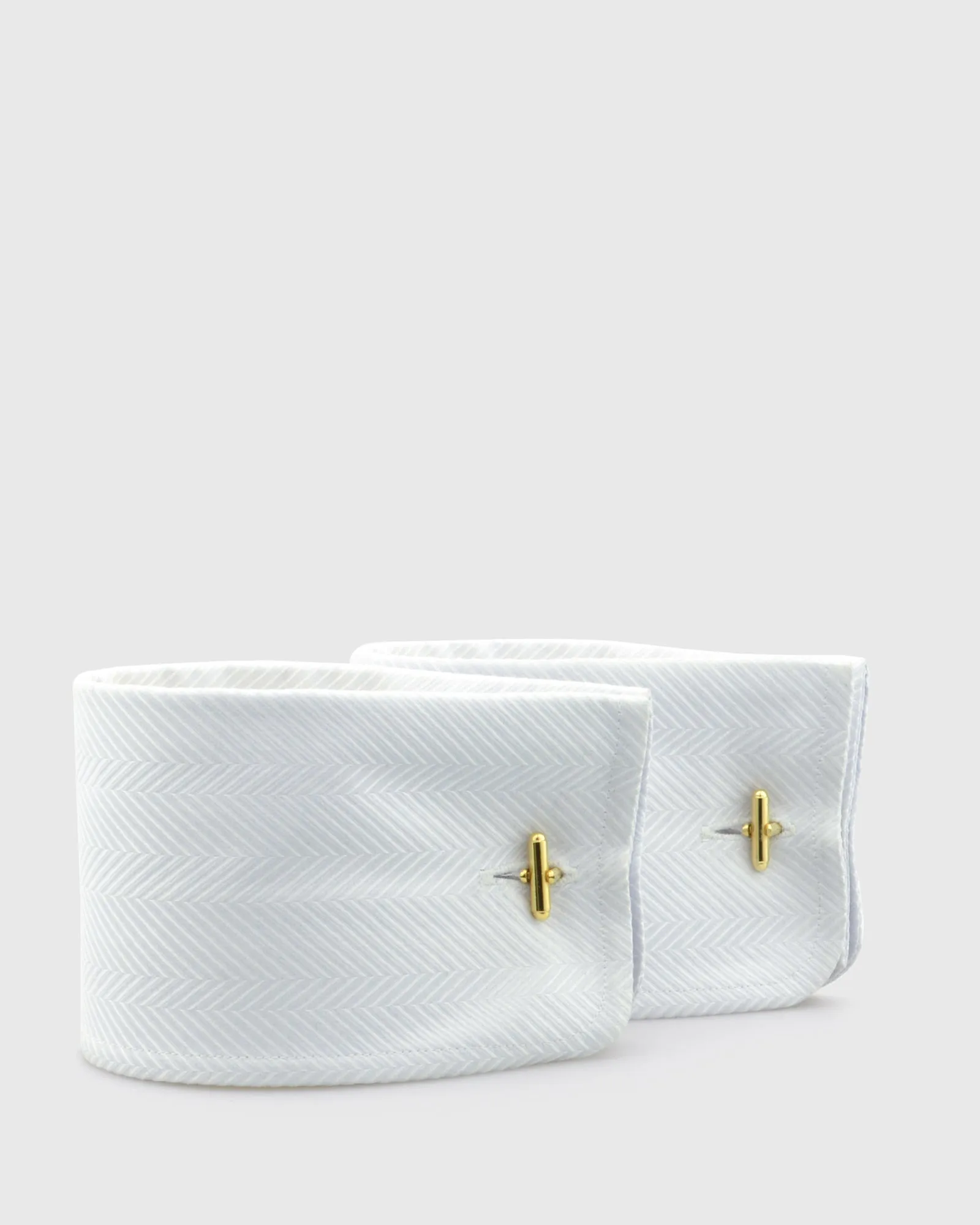 VINCENT & FRANKS VF20025 WHT-GLD CUFFLINKS