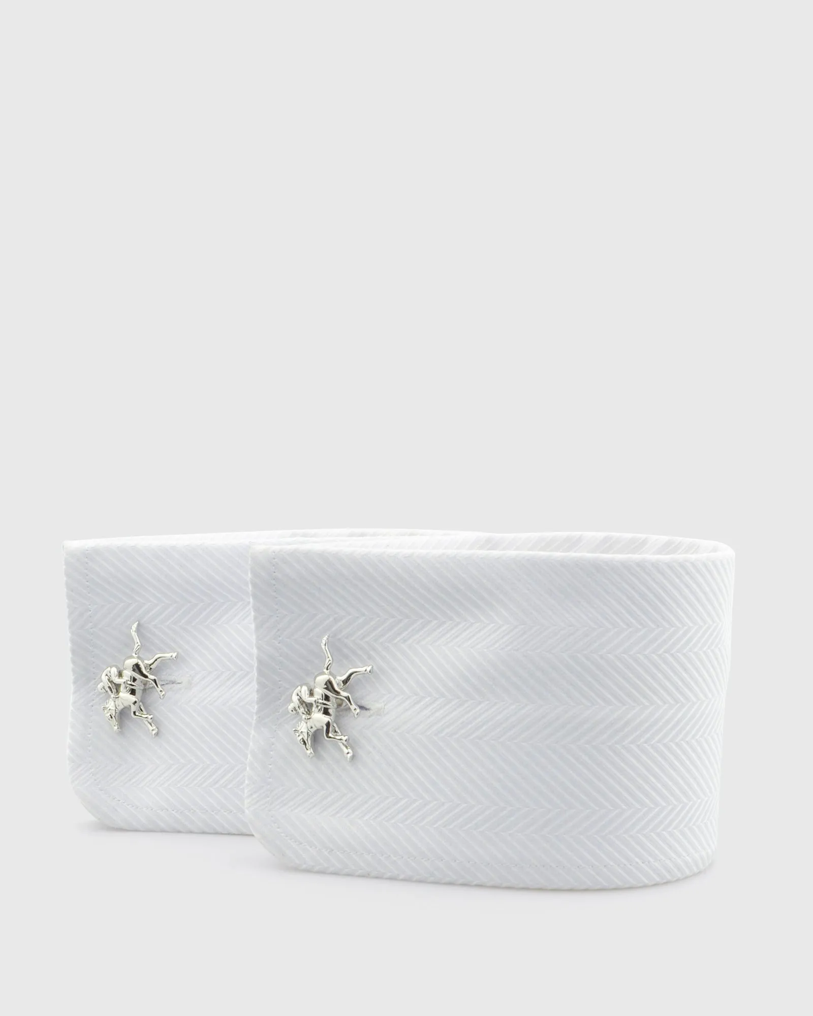 VINCENT & FRANKS VF20613A RHODIUM CUFFLINKS