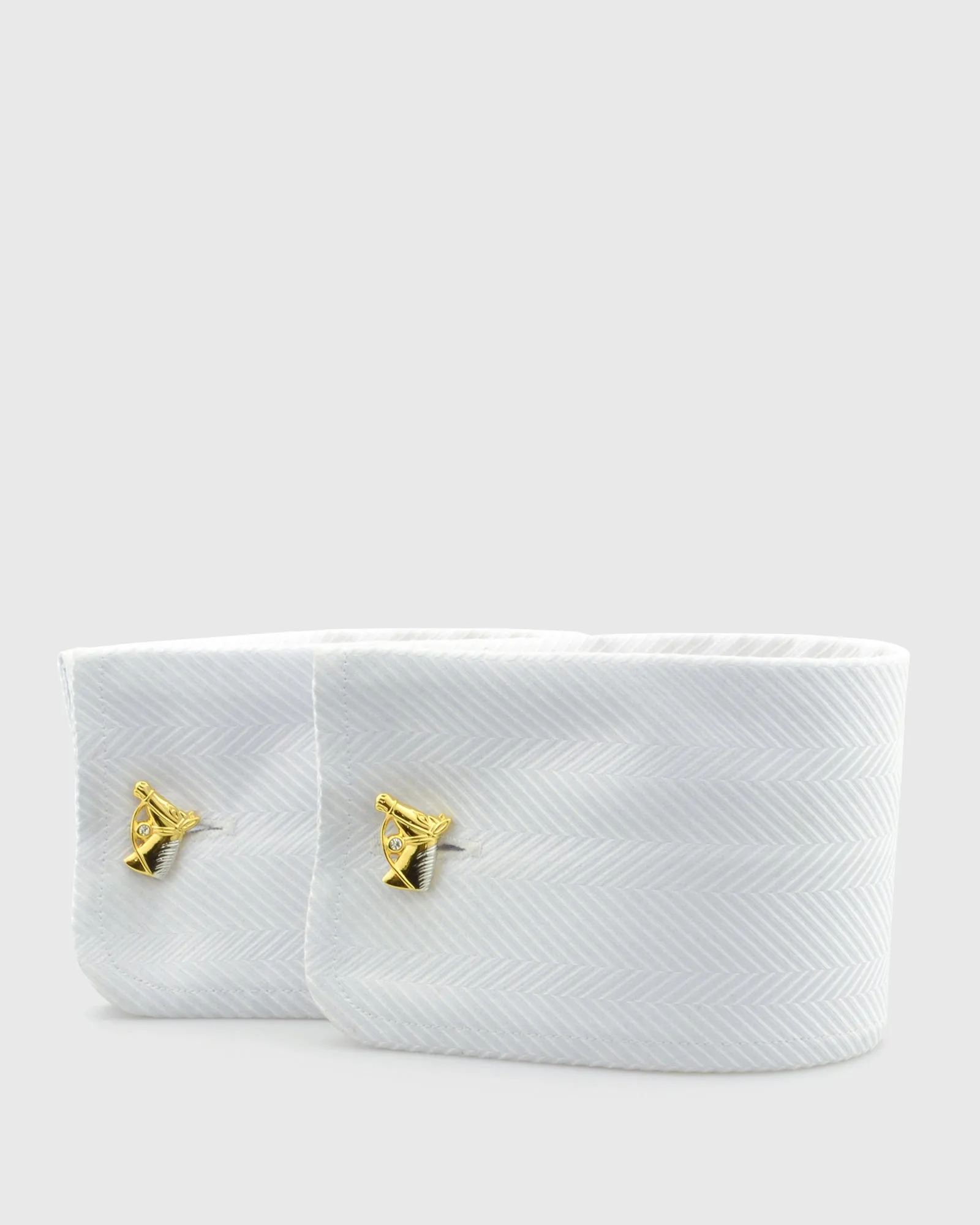 VINCENT & FRANKS VF20613C GOLD & RHODIUM CUFFLINKS