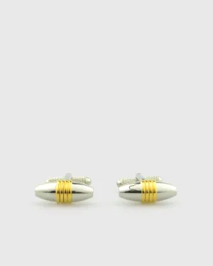 VINCENT & FRANKS VF27002G BARREL CUFFLINKS