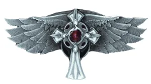 Wings and Cross Belt Buckle